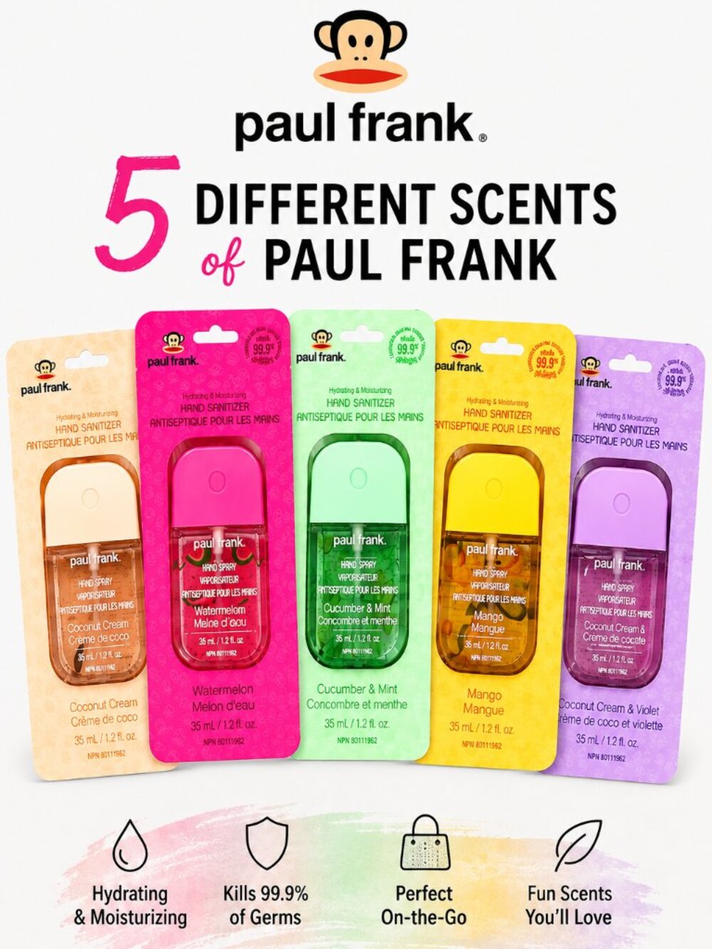 NEW Paul Frank - 5 scents